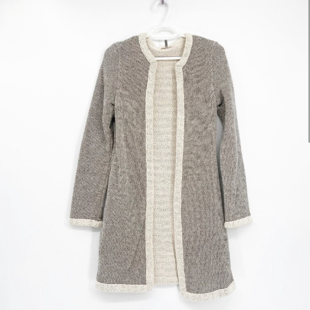 Amour Vert Clemence Organic Herringbone Sweater